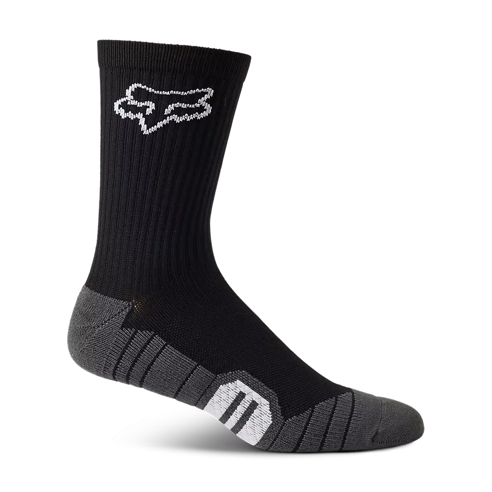 8" Ranger Cushion Mountain Bike Socks - Black