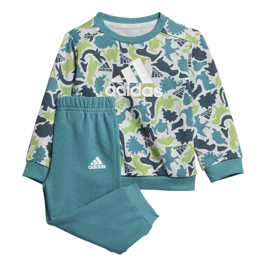 adidas - Kids' (Infant & Toddler) Allover Print Crew & Jogger Set (IK8329)