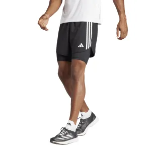 adidas Own The Run 3-Stripes 2-in-1 Men's Shorts