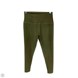 Athletic Leggings By Beyond Yoga In Green, Size: M