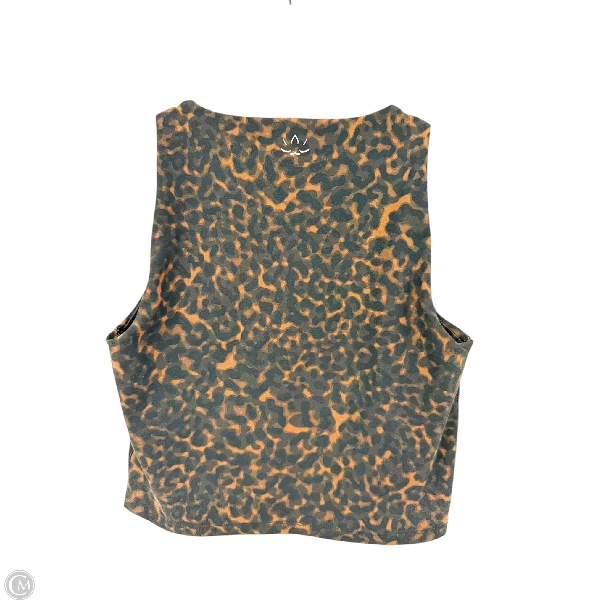 Athletic Tank Top By Beyond Yoga In Animal Print, Size: L