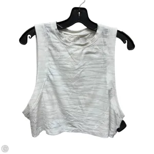 Athletic Top Short Sleeve By Clothes Mentor In White, Size: S