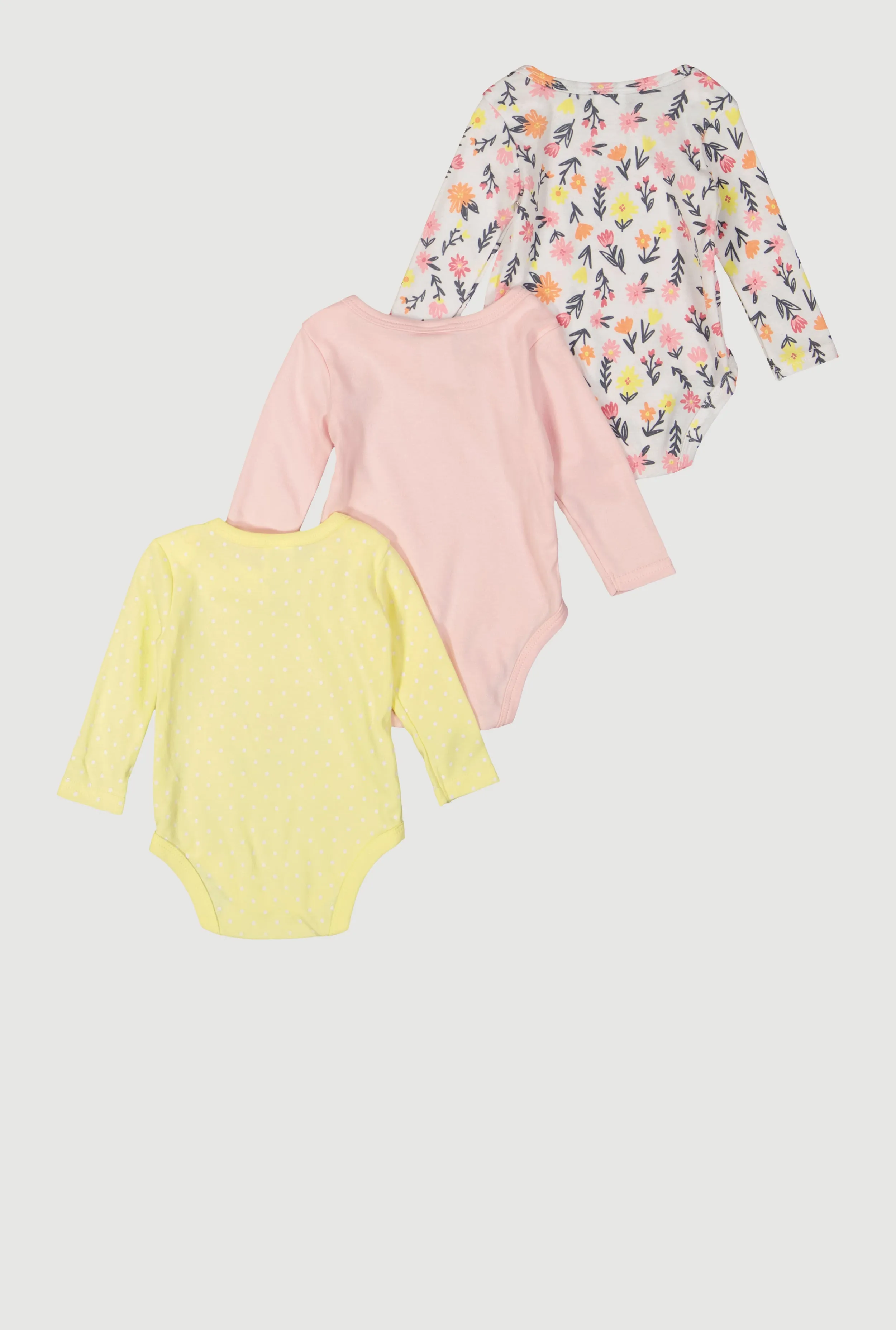 Baby Girls 0-9M Watch Me Bloom Graphic Bodysuits Set
