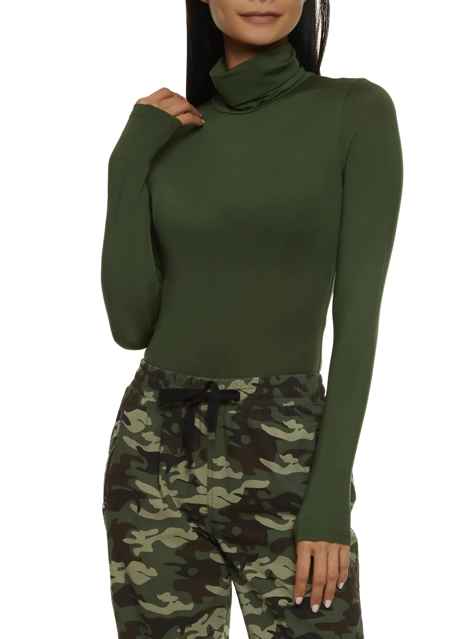 Basic Turtleneck Bodysuit