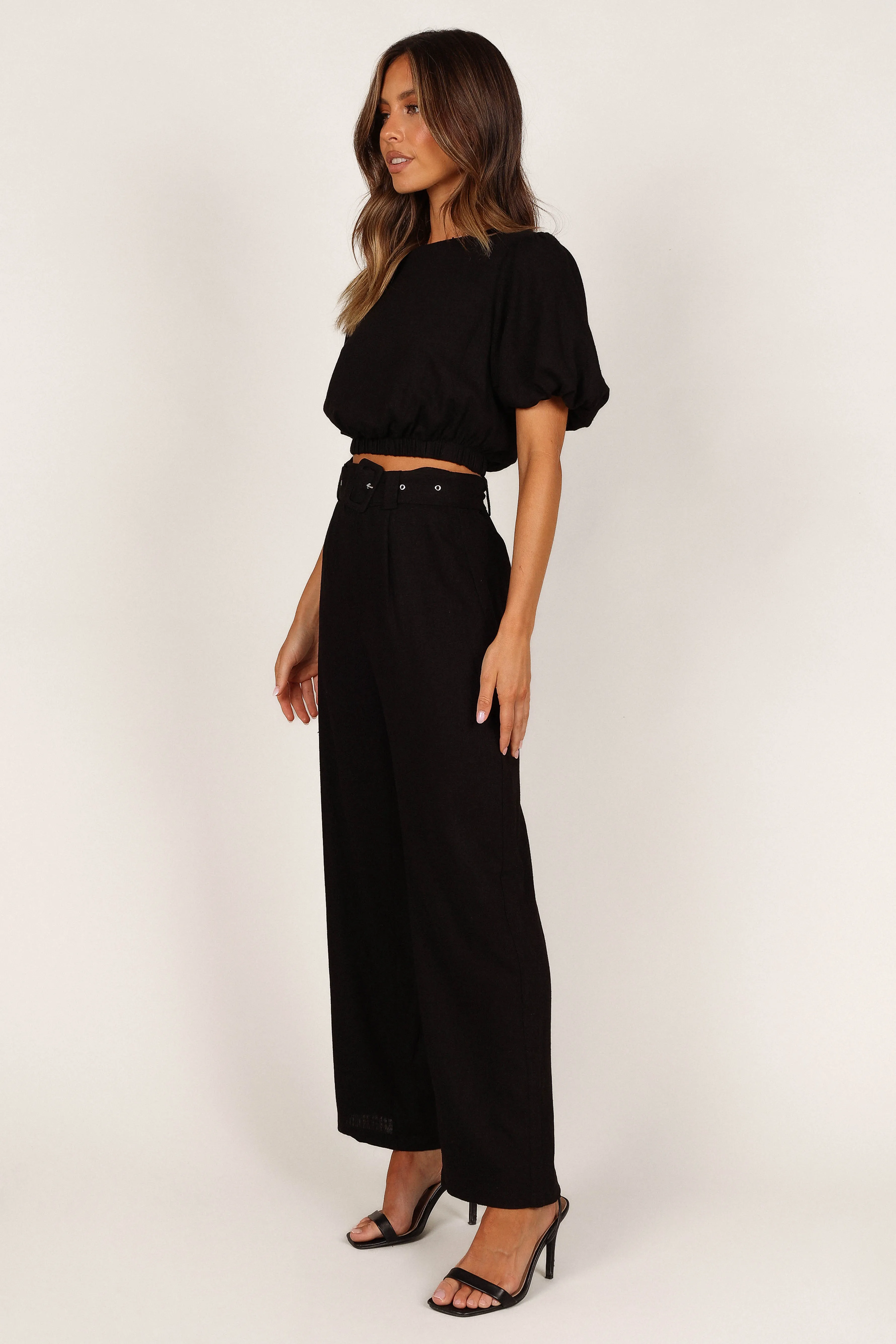Blakely Pant Two Piece Set - Black