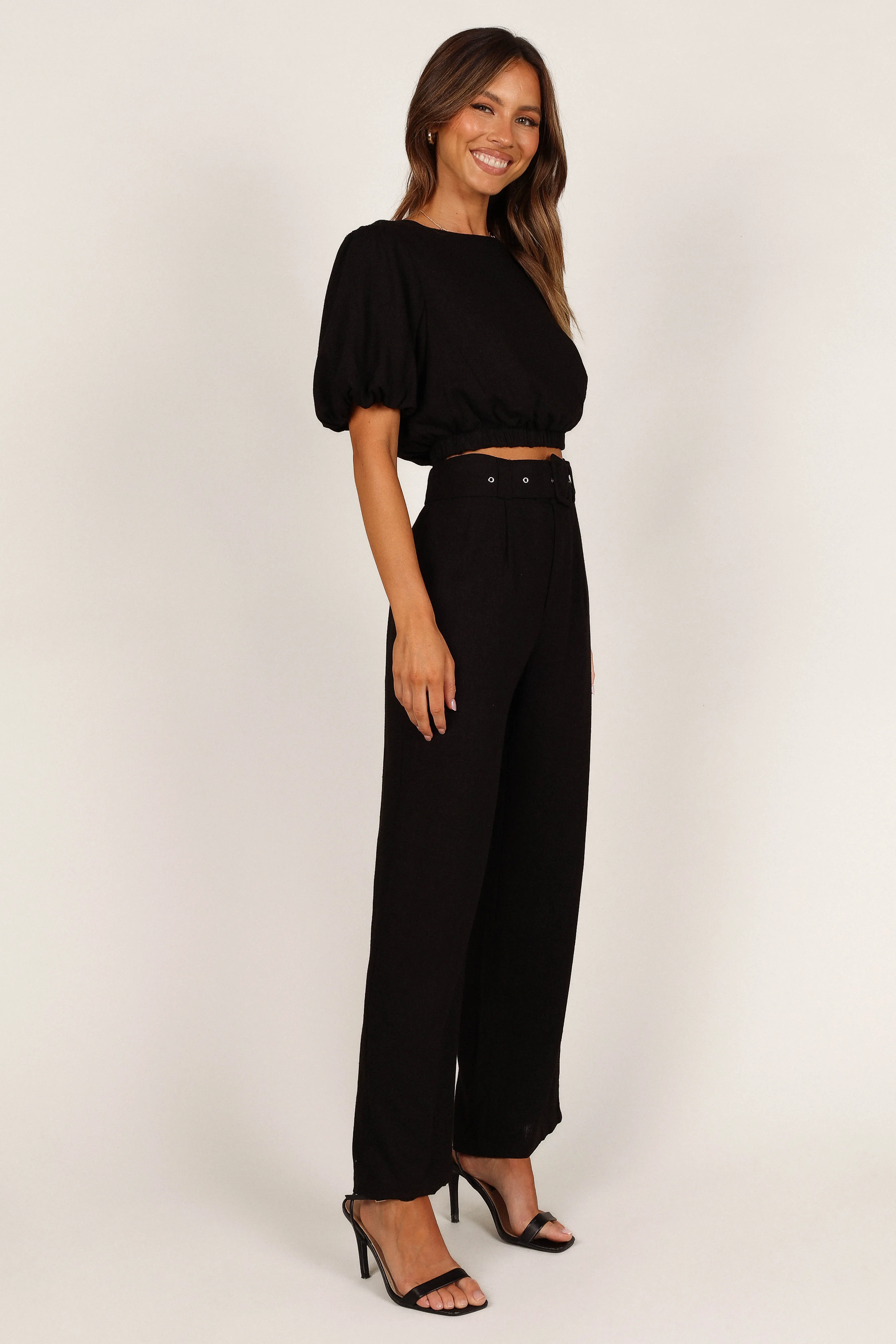 Blakely Pant Two Piece Set - Black