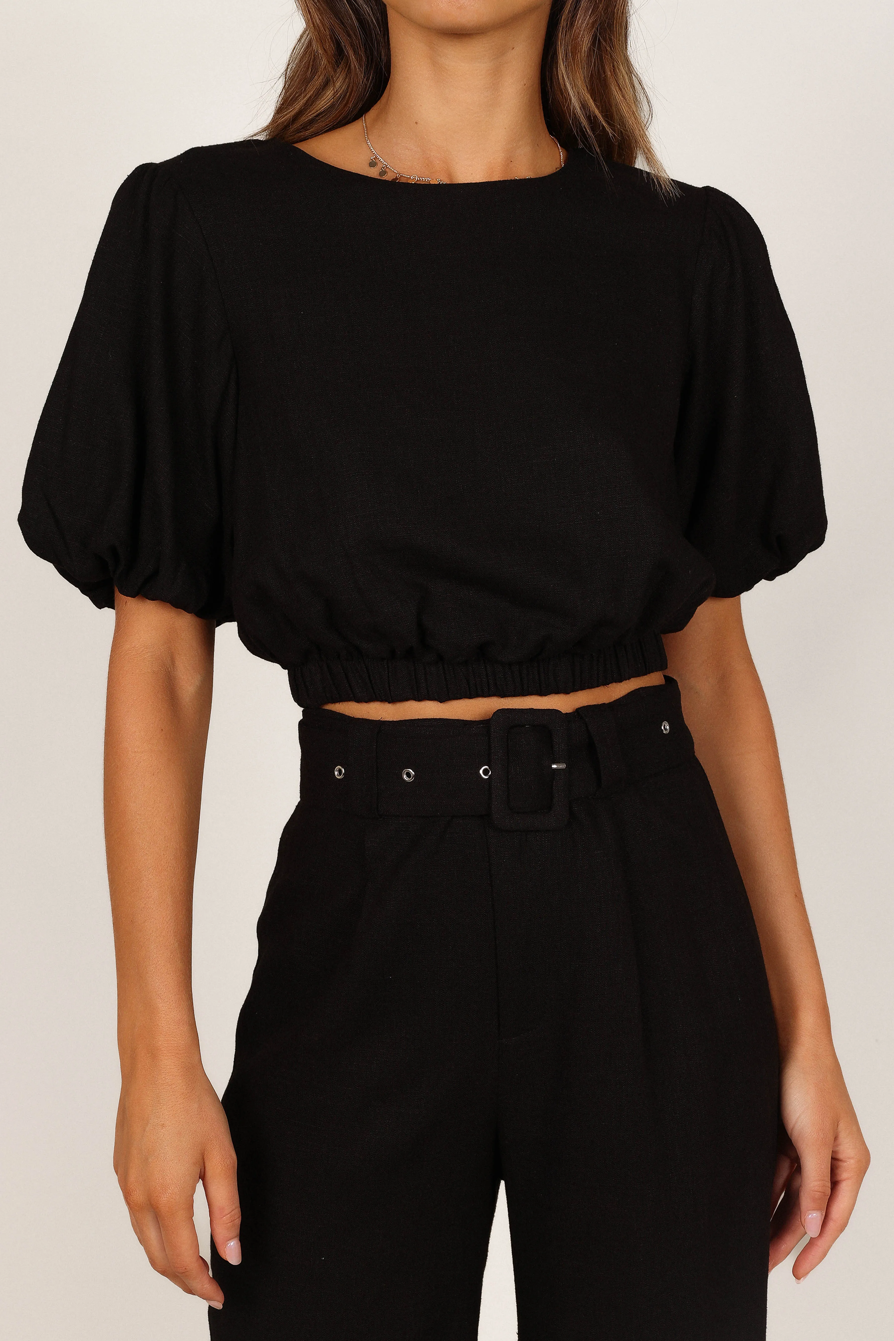 Blakely Pant Two Piece Set - Black
