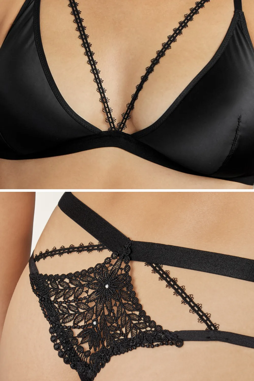 Boîte à Désir Sweet Addiction Triangle Bra & Tanga