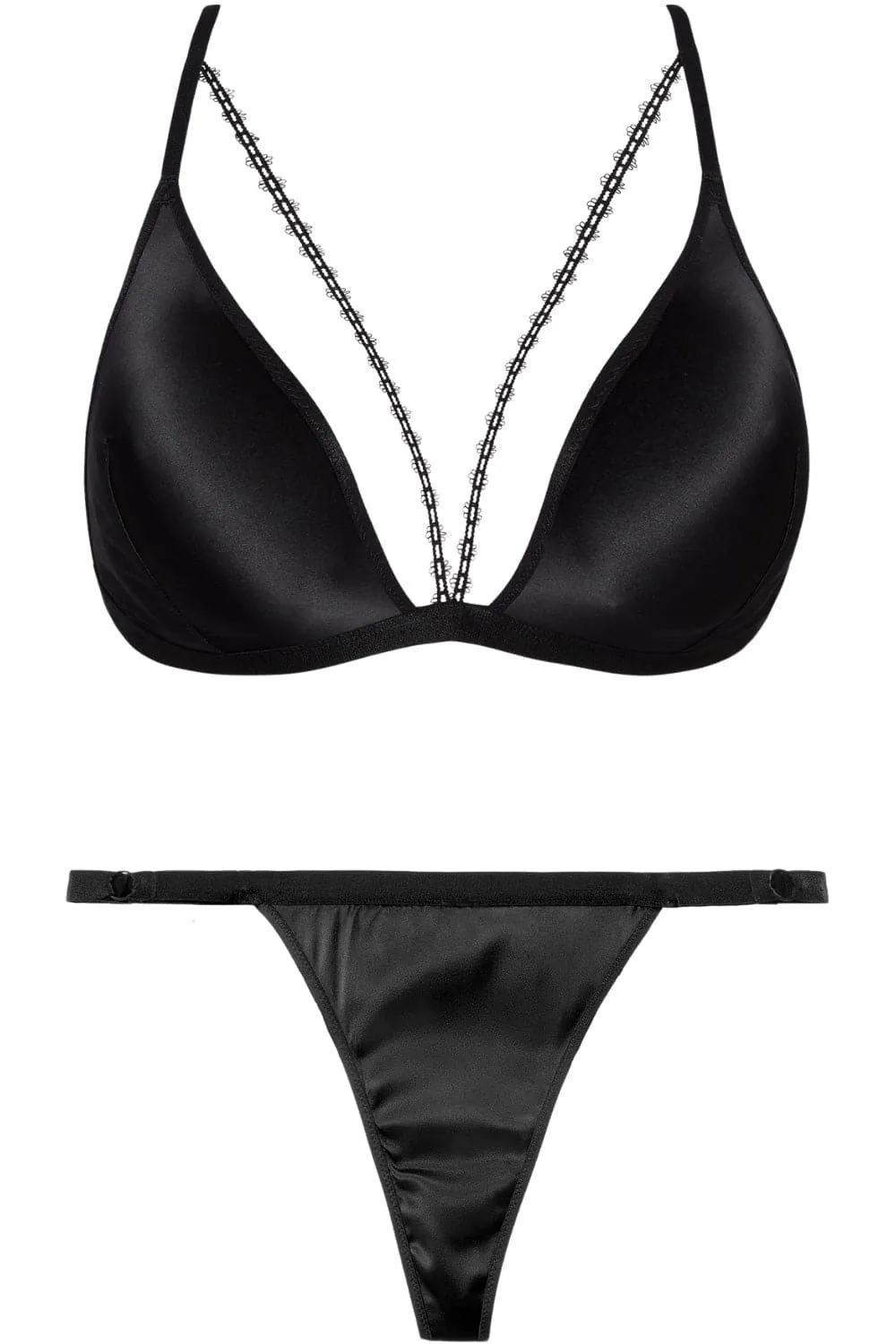 Boîte à Désir Sweet Addiction Triangle Bra & Tanga