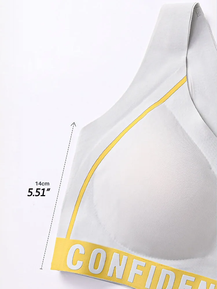 Breathable Seamless Racerback Yoga Fitness Sports Bra