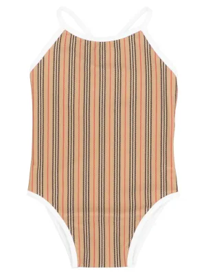 Burberry Kids Icon Stripe One-Piece Swimsuit