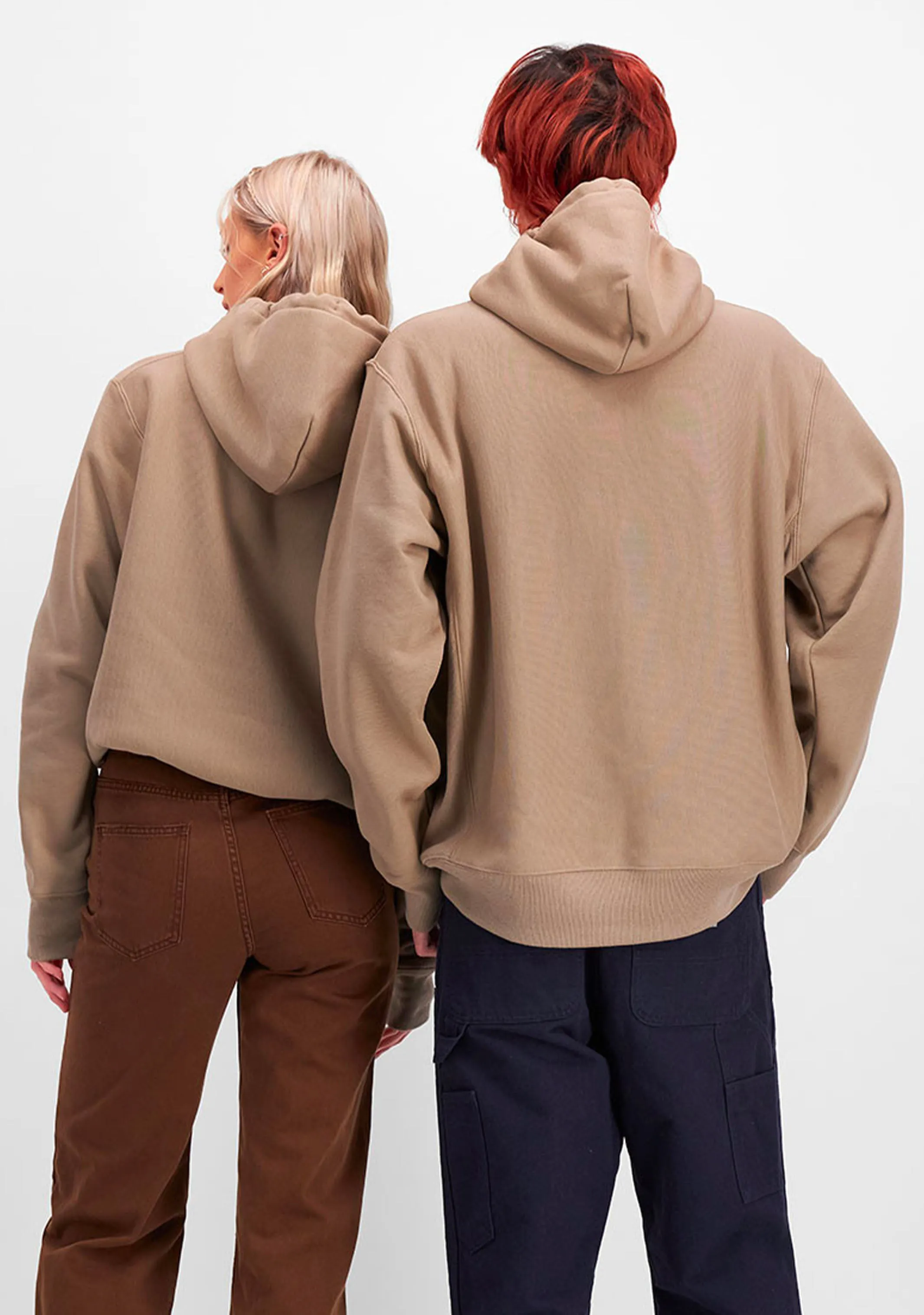 Champion Reverse Weave Hoodie Beige