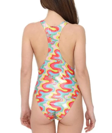 Chiara Ferragni Logo Printed One-Piece Swimsuit