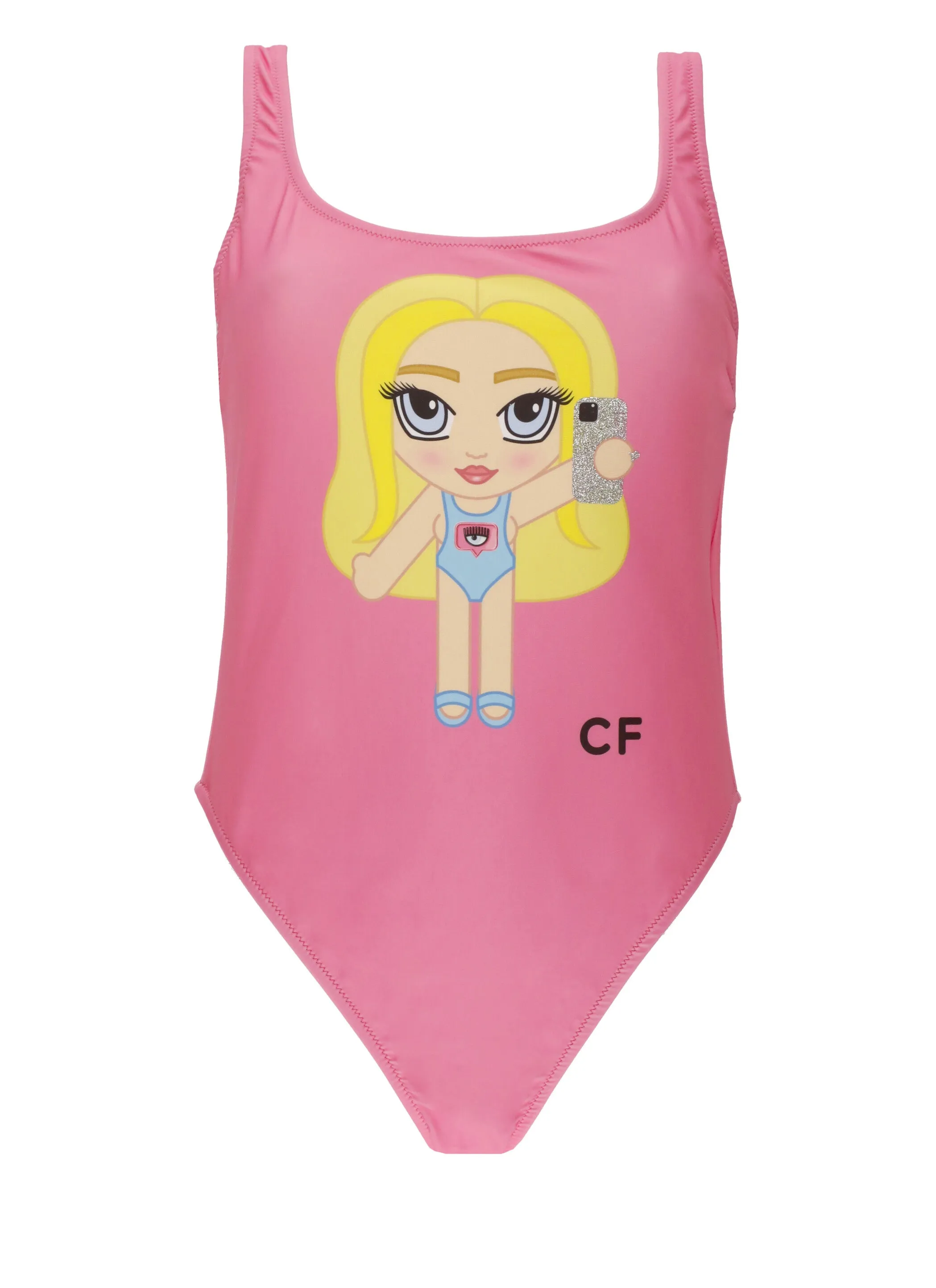 Chiara Ferragni Printed One-Piece Swimsuit
