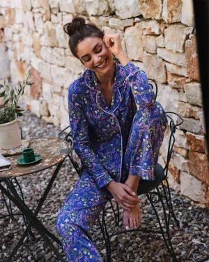 Conjunto De Pijama Con Camisa De Manga Larga Y Pantalones