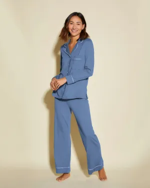 Conjunto De Pijama Petite Con Camisa De Manga Larga Y Pantalones