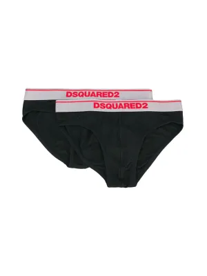 Dsquared2 Logo Band Two-Pack Briefs