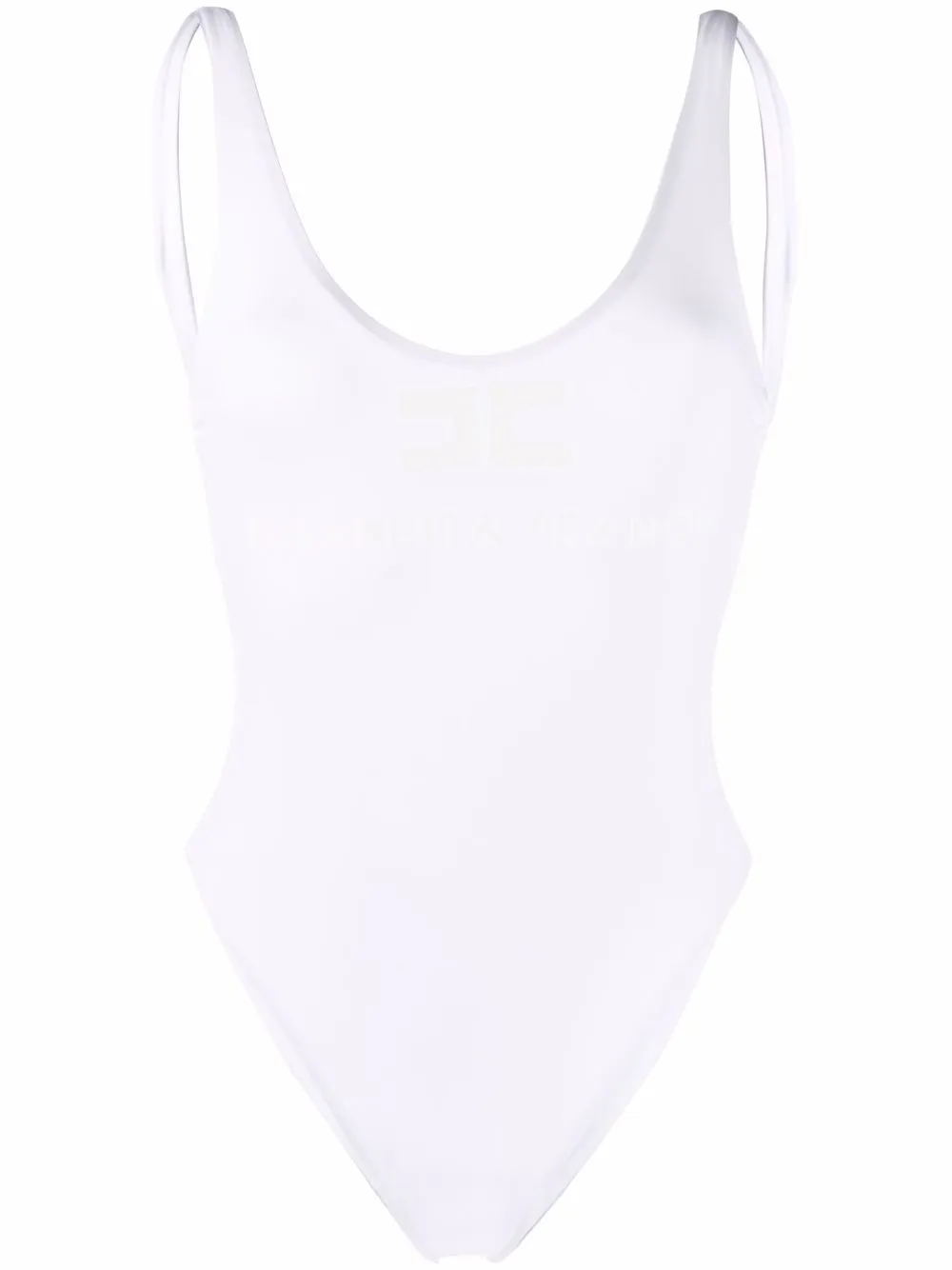 Elisabetta Franchi Logo Printed One-Piece Swimsuit