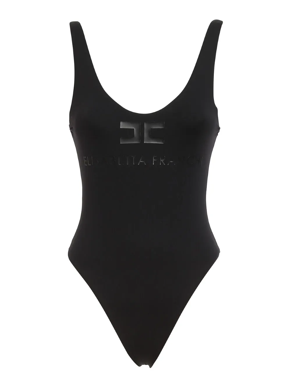 Elisabetta Franchi Logo Printed One-Piece Swimsuit