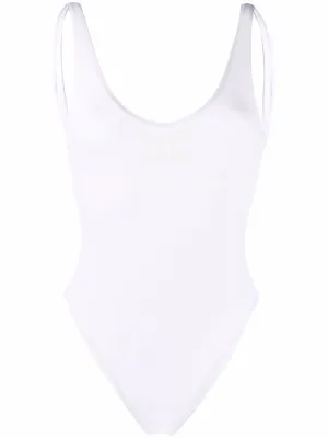 Elisabetta Franchi Logo Printed One-Piece Swimsuit