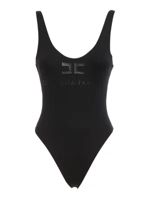 Elisabetta Franchi Logo Printed One-Piece Swimsuit