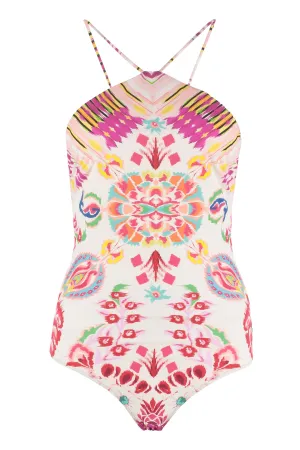 Etro Graphic Printed One Piece Swimsuit