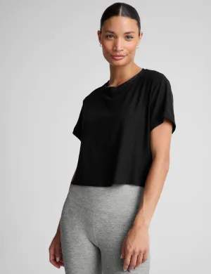 Featherweight Supreme Cropped Tee - Darkest Night