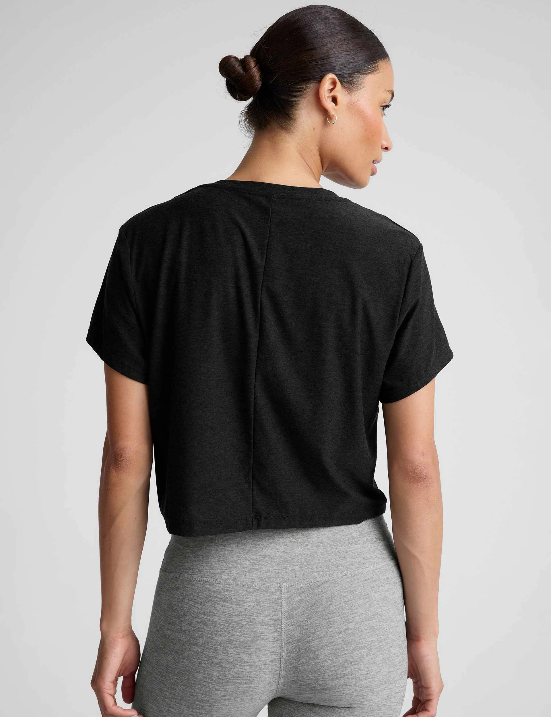 Featherweight Supreme Cropped Tee - Darkest Night