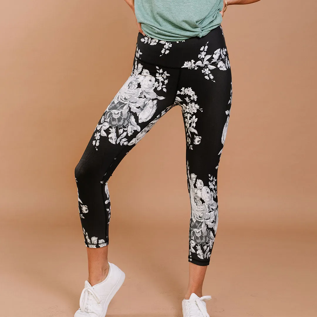 Intention Compression 3/4 Leggings, Antigua Slate
