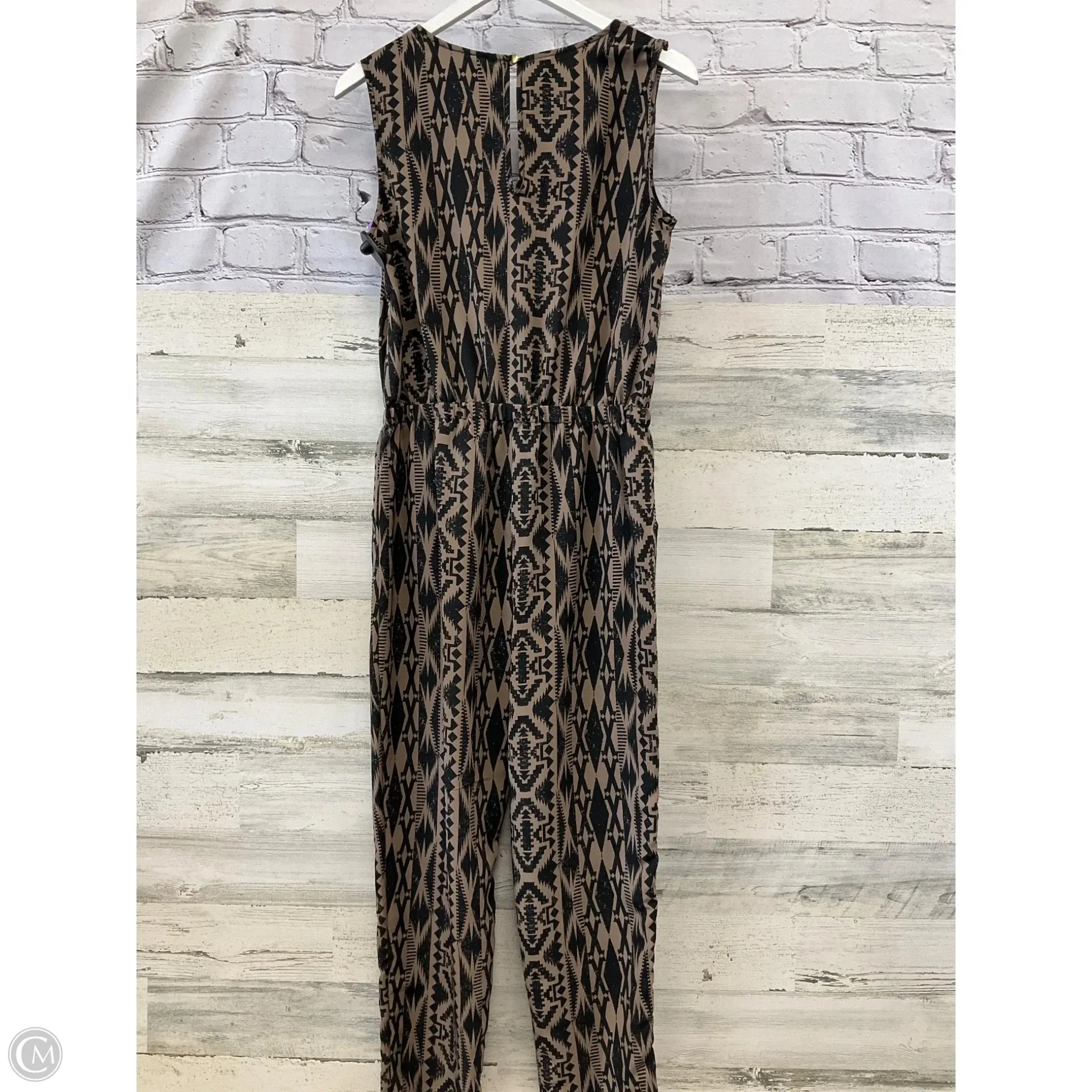 Jumpsuit By One Clothing In Black & Tan, Size: M