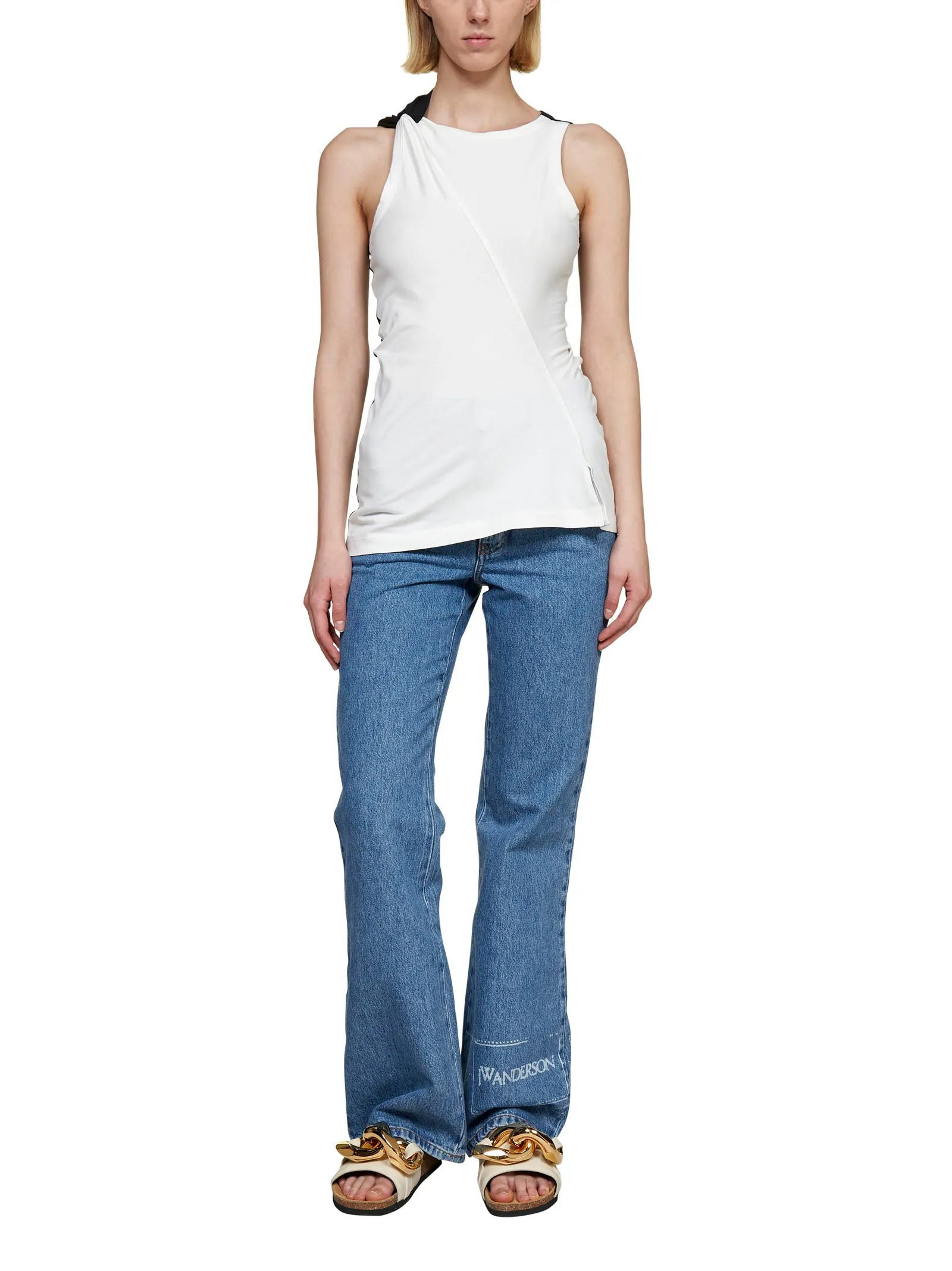 JW Anderson Split-Hem Two Toned Tank Top