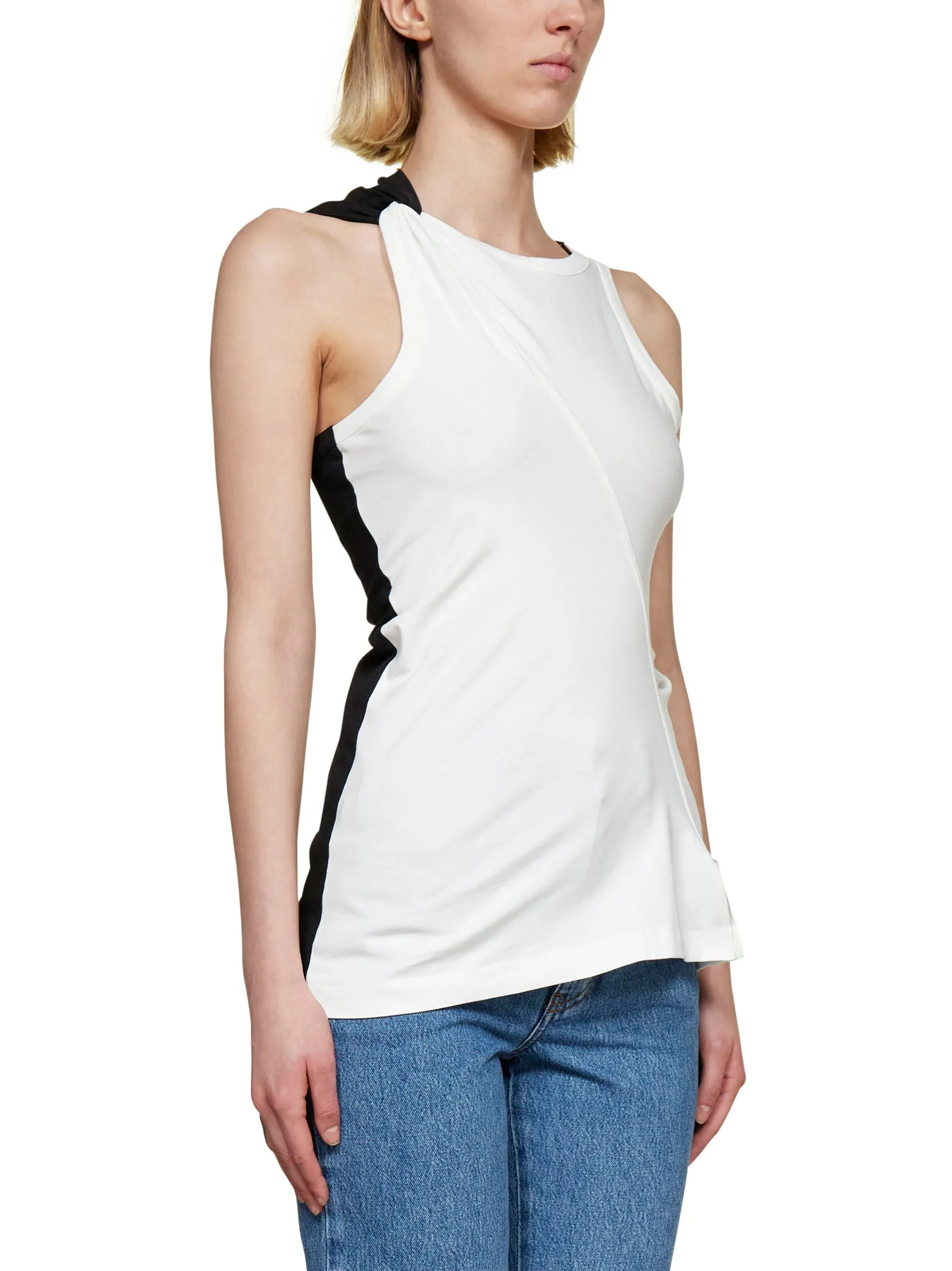 JW Anderson Split-Hem Two Toned Tank Top