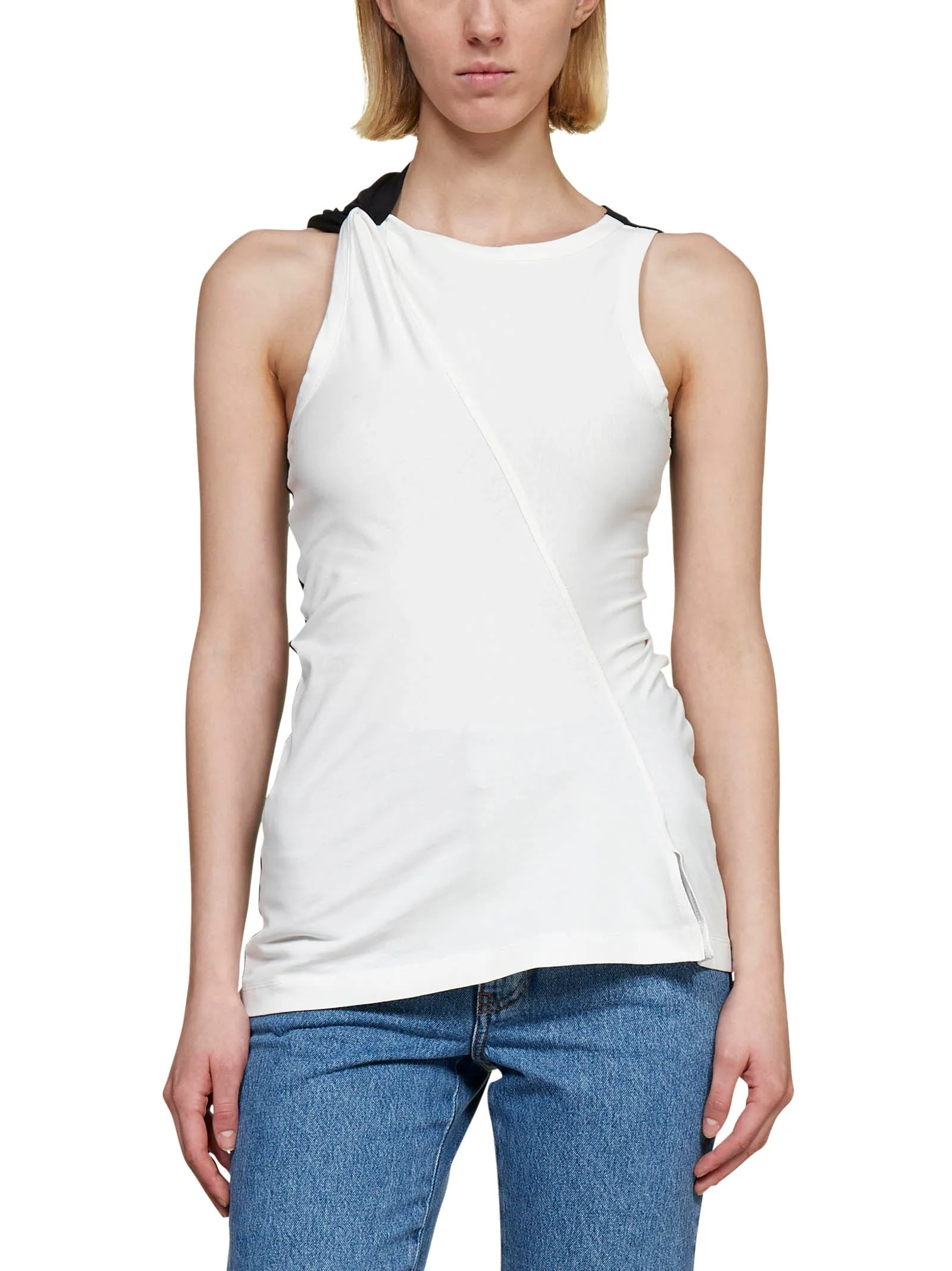 JW Anderson Split-Hem Two Toned Tank Top