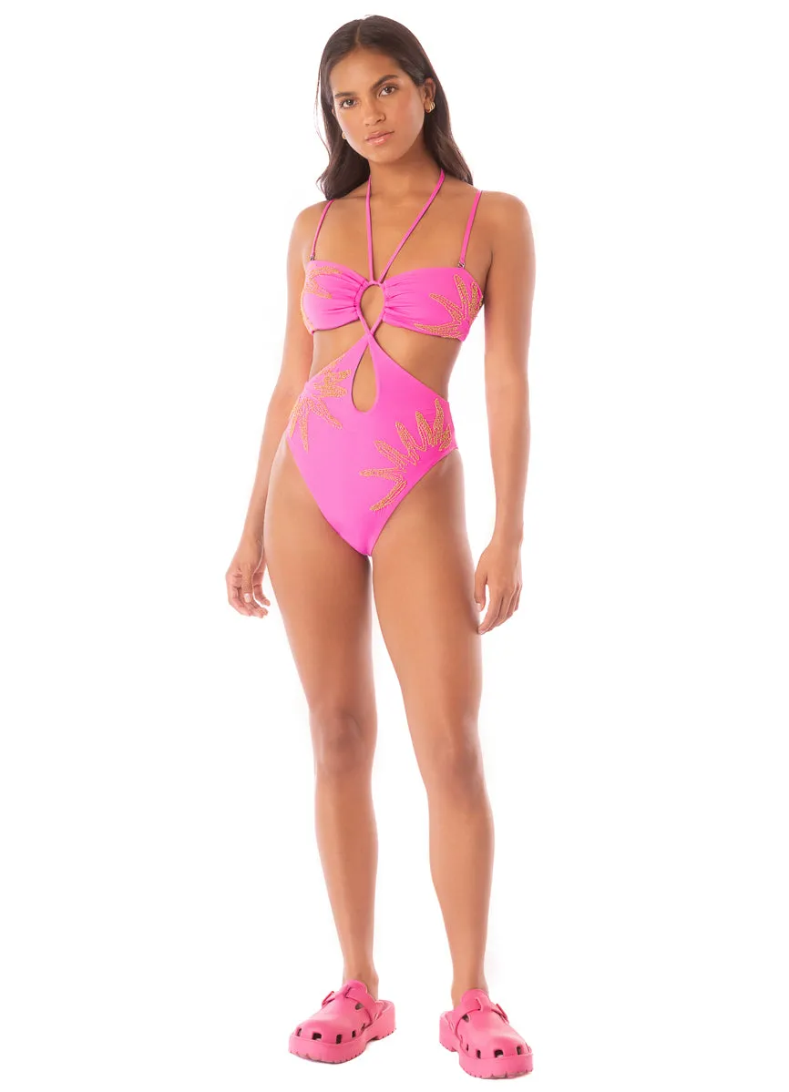 Maaji Caramel Sun Sloane Cut Out One Piece