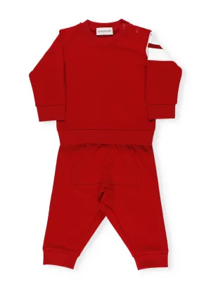 Moncler Enfant Crewneck Two-Piece Tracksuit