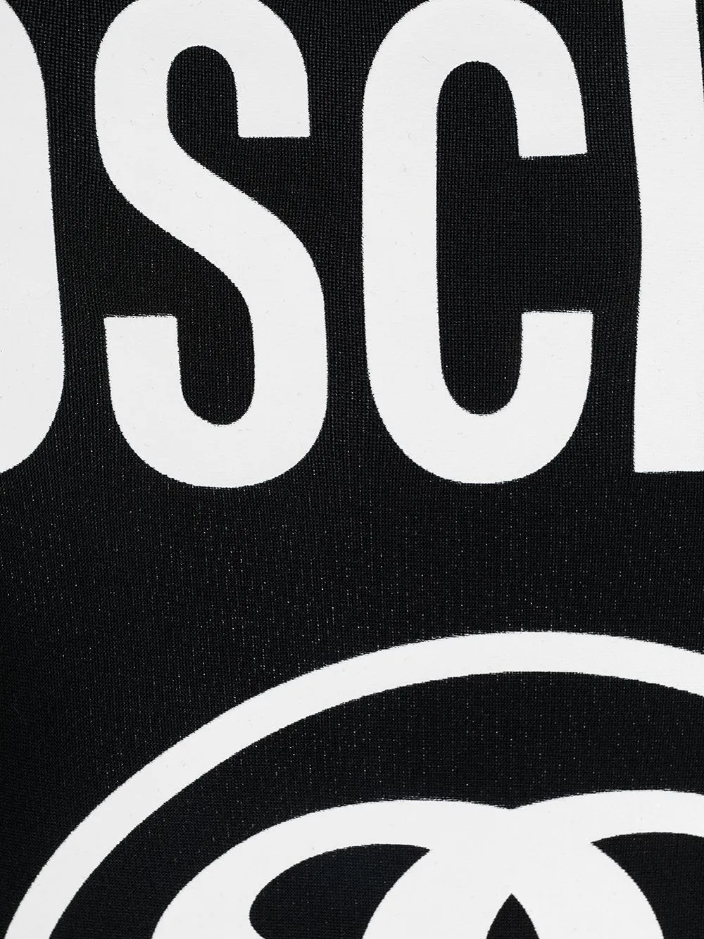 Moschino Logo Print One Piece Swimsuit