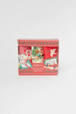 Multi Colour Cath Kidston Christmas Hand Cream Trio Gift Set