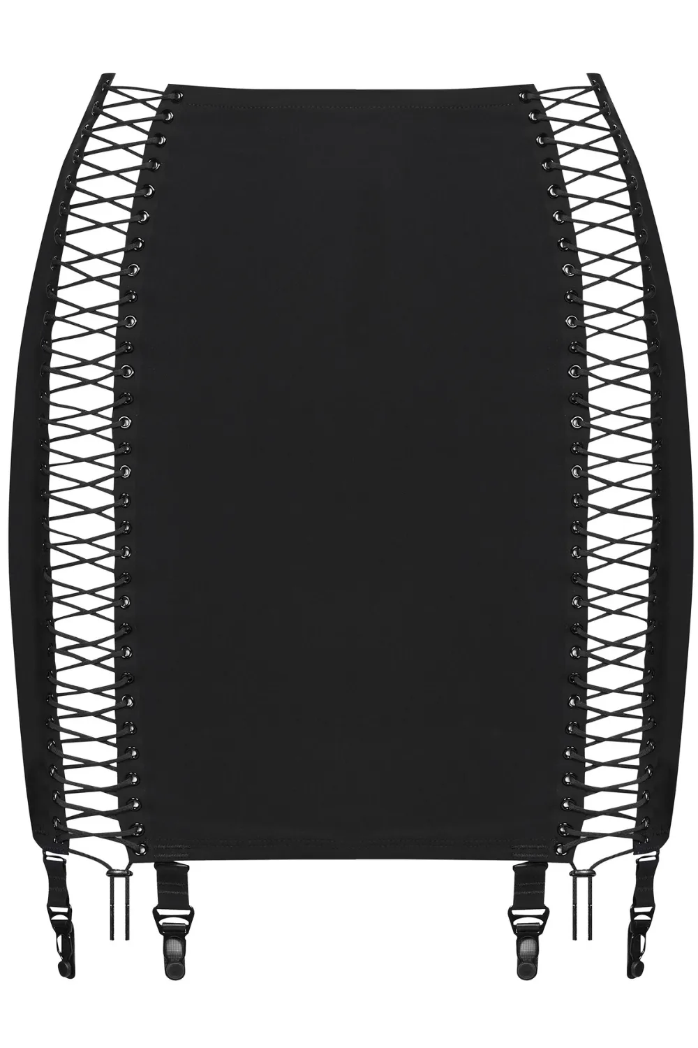 Nuit Infinie Short Reversible Suspender Skirt