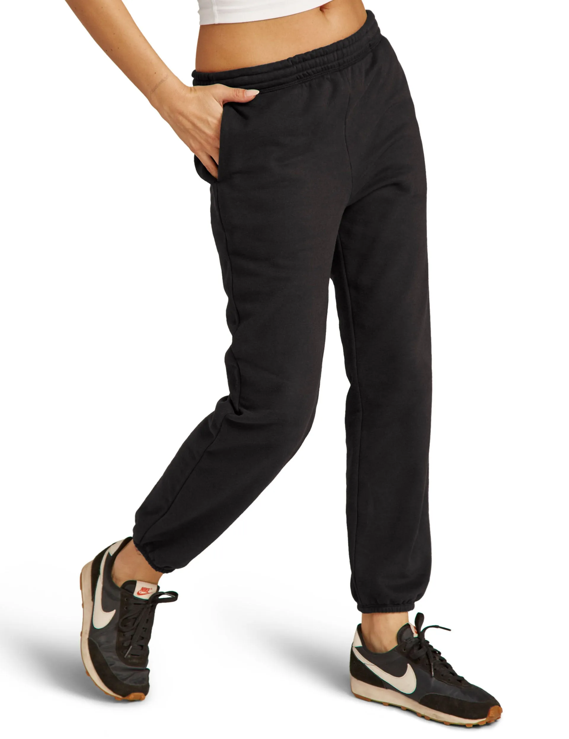ON THE GO SWEATPANTBLACK