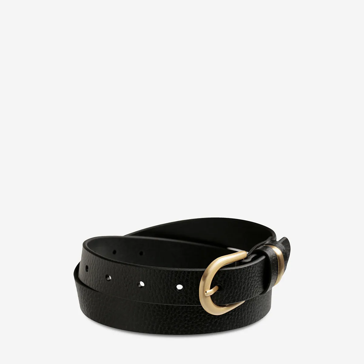 Over And Over Belt - Black/Gold