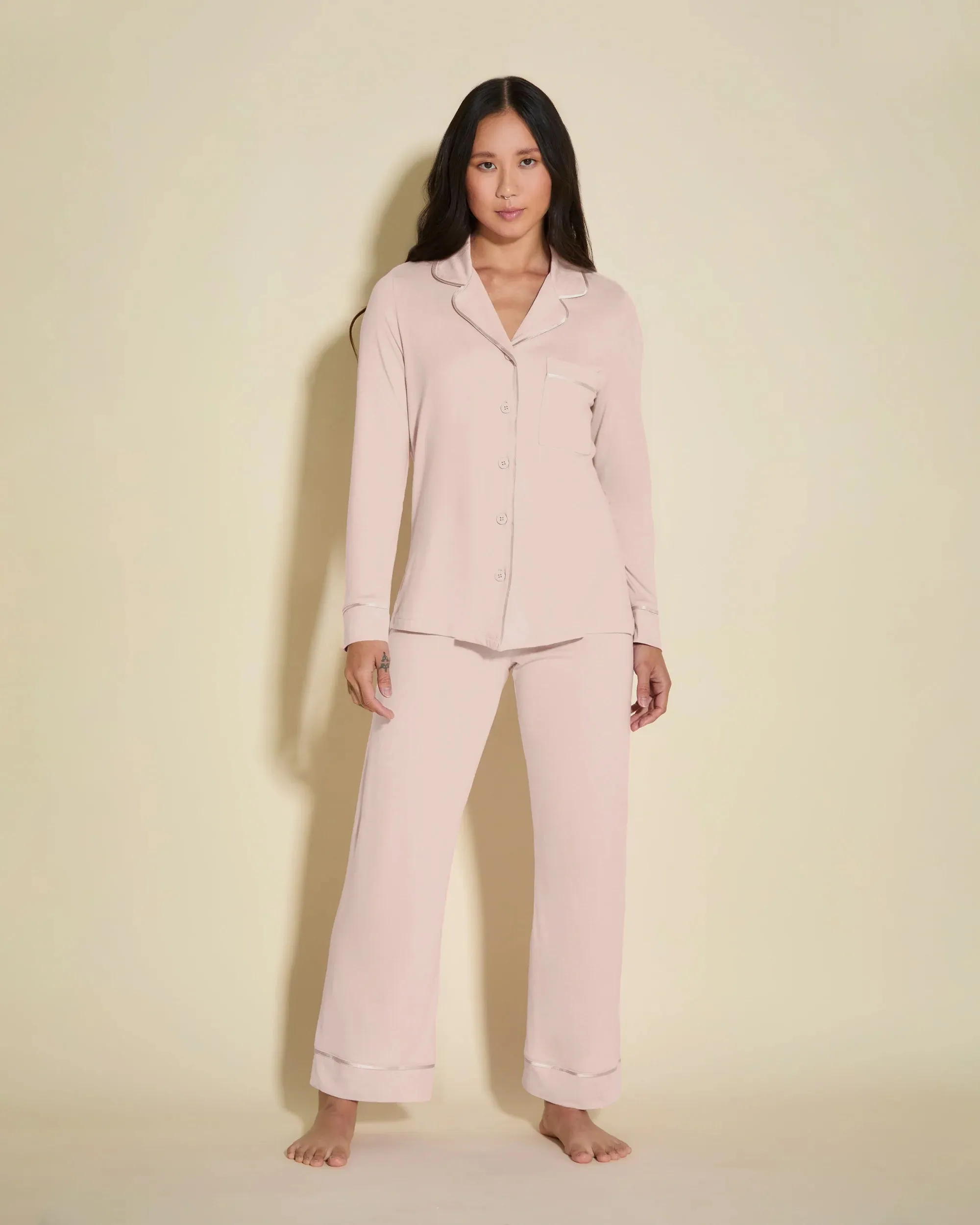 Petite Langarm Oberteil & Hose Pyjama-Set
