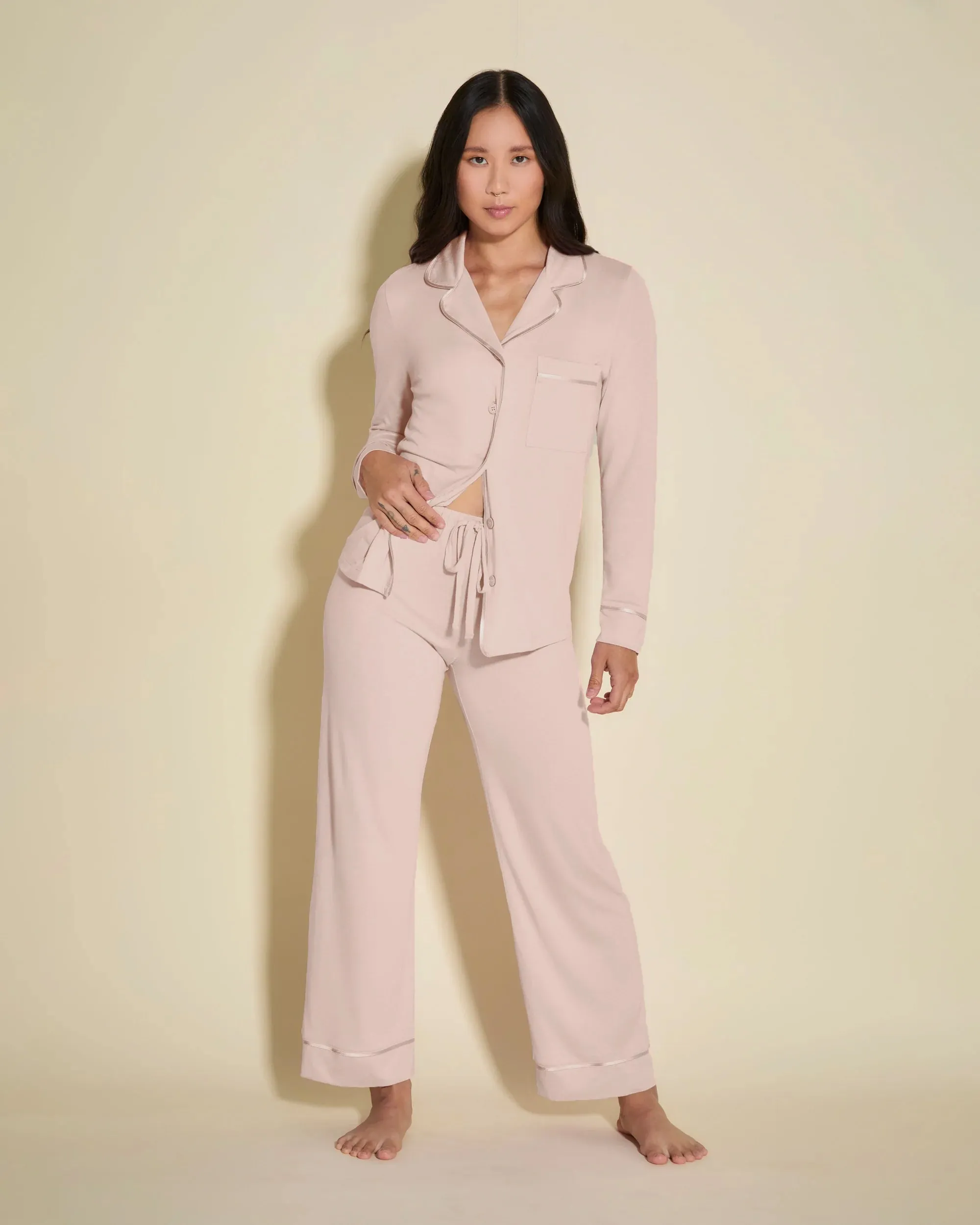 Petite Langarm Oberteil & Hose Pyjama-Set