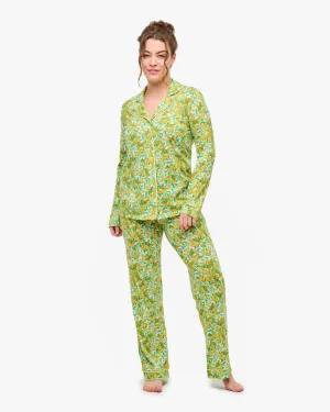Pigiama Con Top A Maniche Lunghe E Pantaloni