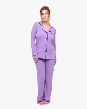 Pigiama Con Top A Maniche Lunghe E Pantaloni