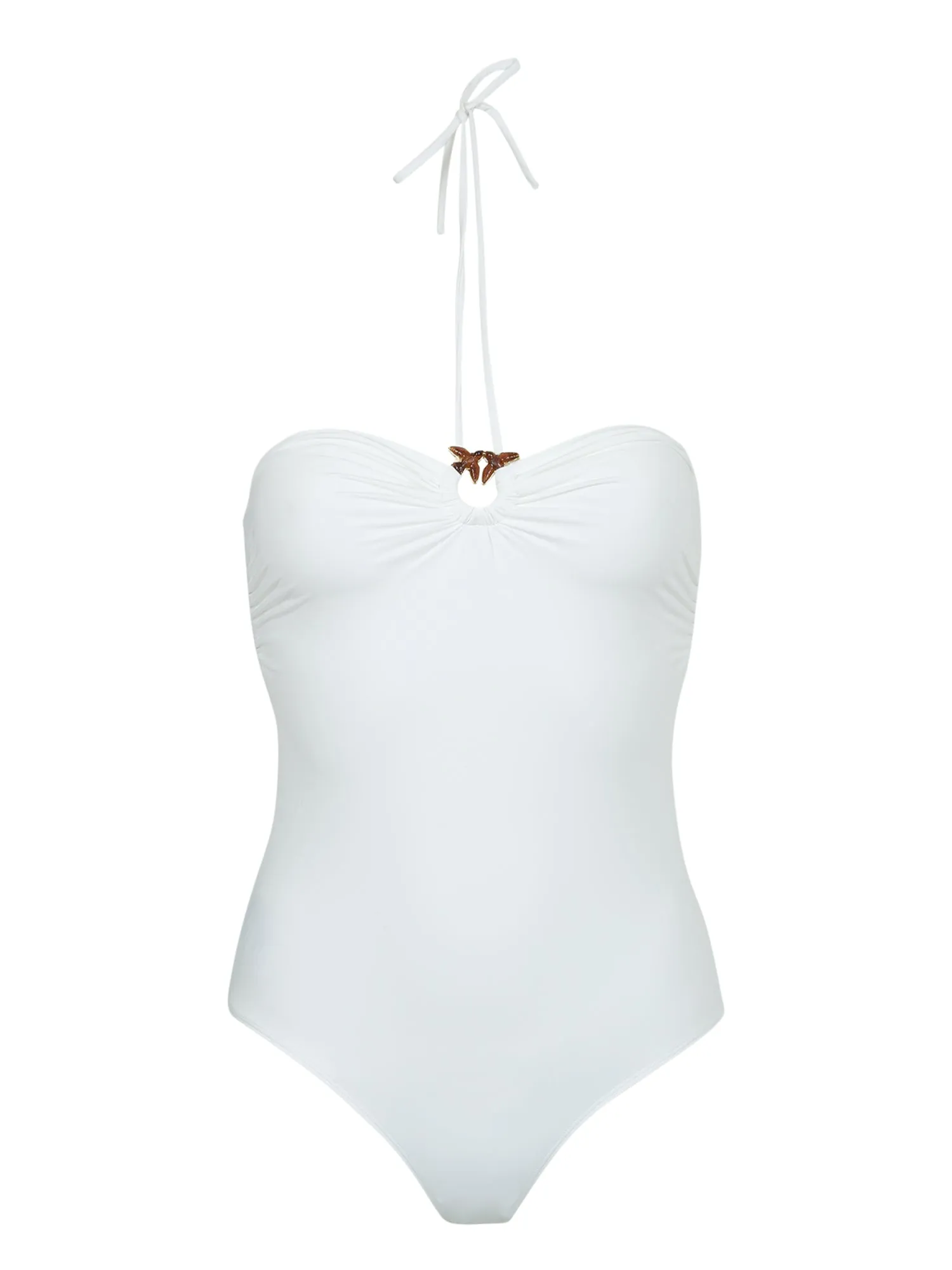 Pinko Budino Logo Plaque One-Piece Swimsuit