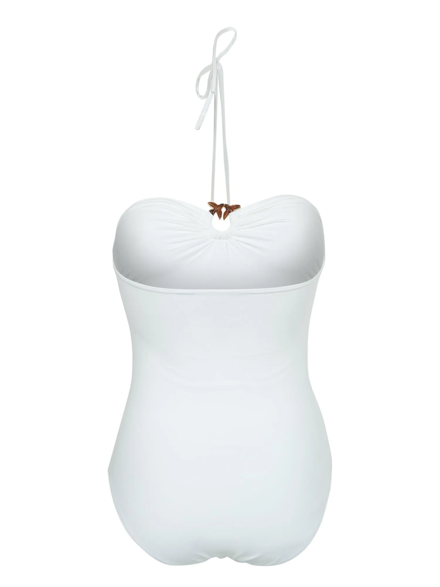 Pinko Budino Logo Plaque One-Piece Swimsuit