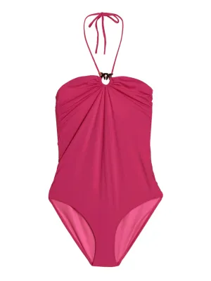 Pinko Budino Logo Plaque One-Piece Swimsuit