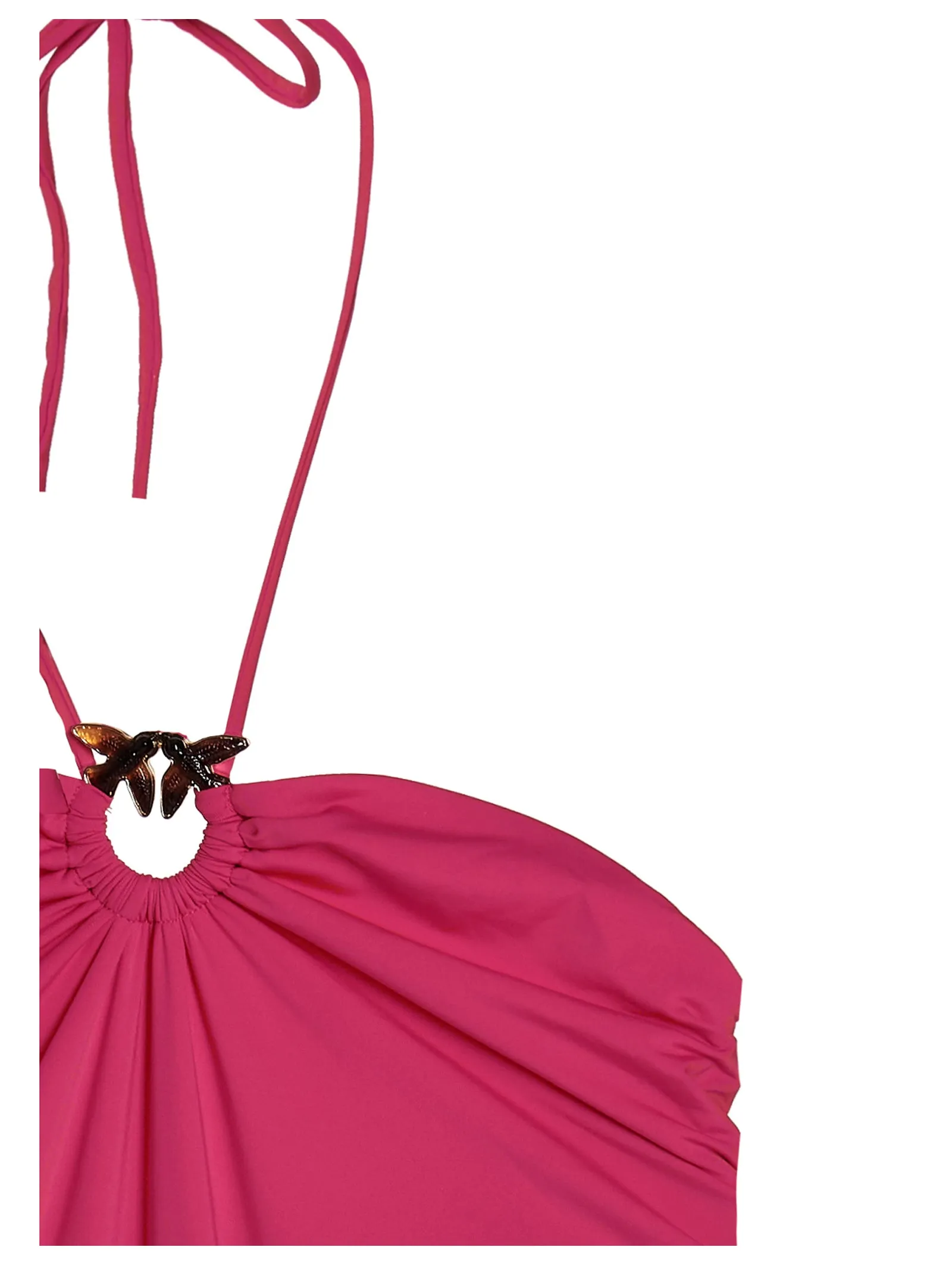 Pinko Budino Logo Plaque One-Piece Swimsuit