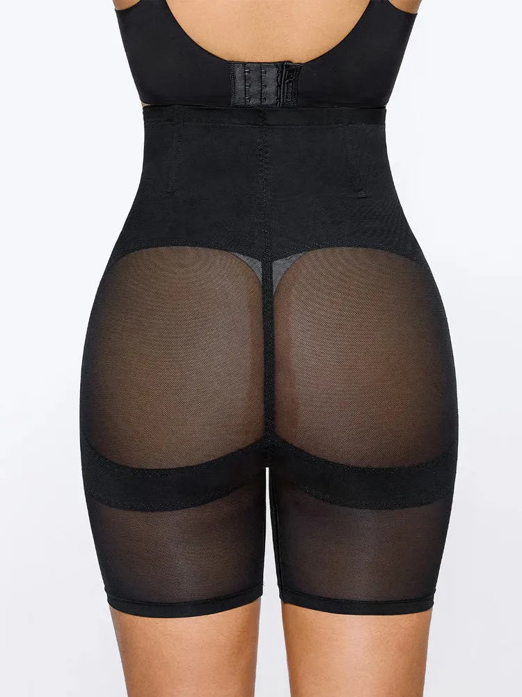 Plus Size High-Waisted Postpartum Shaping Shorts for Women