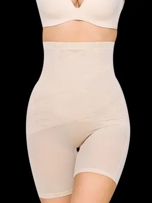 Plus Size High-Waisted Postpartum Shaping Shorts for Women